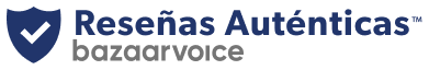 El icono de marca de confianza que revela una ventana emergente sobre la autenticidad de Bazaarvoice